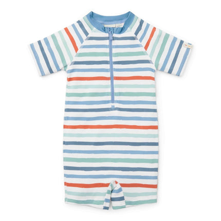 Little Dutch Zwempak Kind Korte Mouwen Stripes koop je bij Babywinkel
