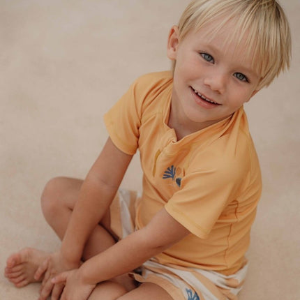 Little Dutch Zwemshirt Kind Korte Mouwem Honey Yellow koop je bij Babywinkel