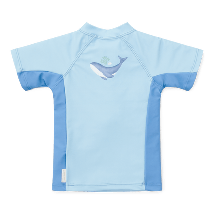 Little Dutch Zwemshirt Kind Korte Mouwen Blue Whale koop je bij Babywinkel