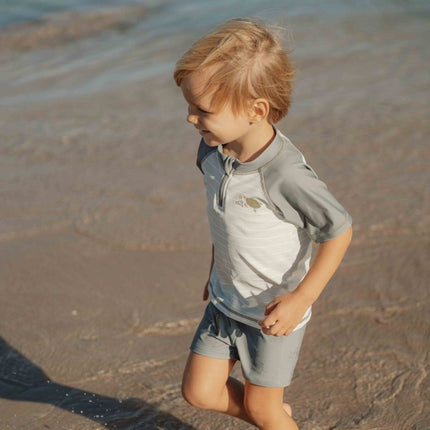 Little Dutch Zwemshirt Kind Korte Mouwen Fresh Greens koop je bij Babywinkel