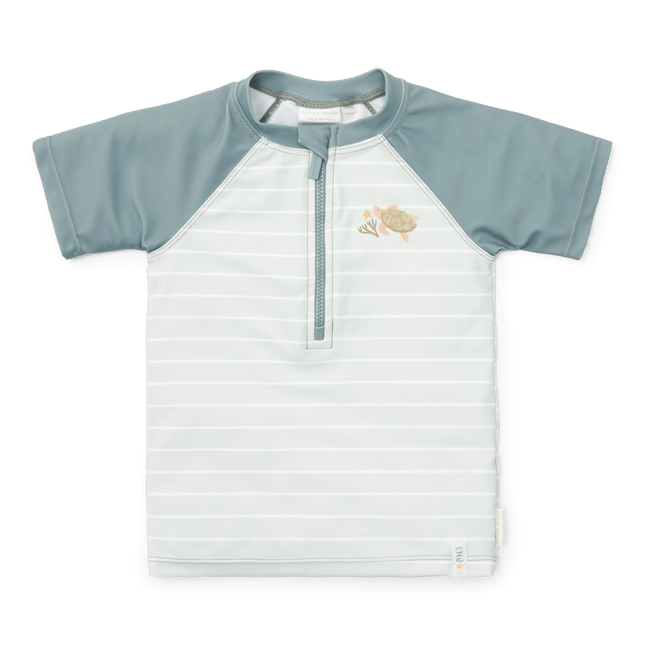 Little Dutch Zwemshirt Kind Korte Mouwen Fresh Greens koop je bij Babywinkel