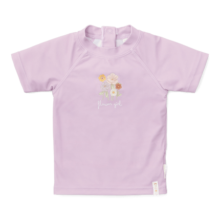 Little Dutch Zwemshirt Kind Korte Mouwen Mauve koop je bij Babywinkel