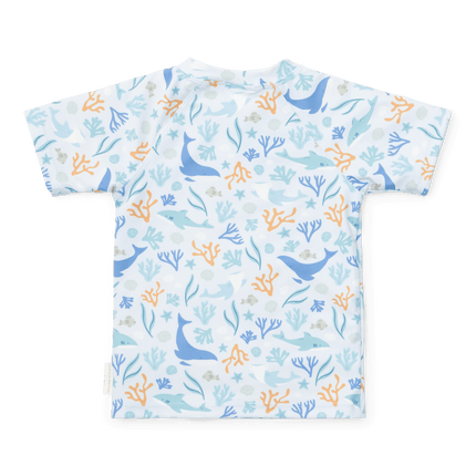Little Dutch Zwemshirt Kind Korte Mouwen Ocean Dreams Blue koop je bij Babywinkel