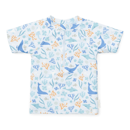 Little Dutch Zwemshirt Kind Korte Mouwen Ocean Dreams Blue koop je bij Babywinkel