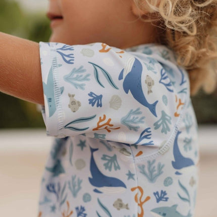 Little Dutch Zwemshirt Kind Korte Mouwen Ocean Dreams Blue koop je bij Babywinkel