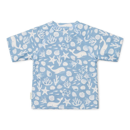 Little Dutch Zwemshirt Kind Korte Mouwen Sea Life Ocean Blue koop je bij Babywinkel