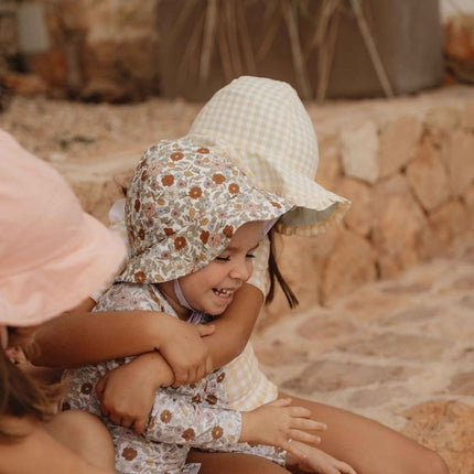 Little Dutch Zwemshirt Kind Korte Mouwen Sunshine Checks koop je bij Babywinkel