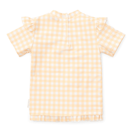Little Dutch Zwemshirt Kind Korte Mouwen Sunshine Checks koop je bij Babywinkel