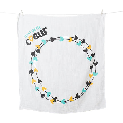 Lulujo Mijlpaalkaarten Mon Petit Coeur koop je bij Babywinkel