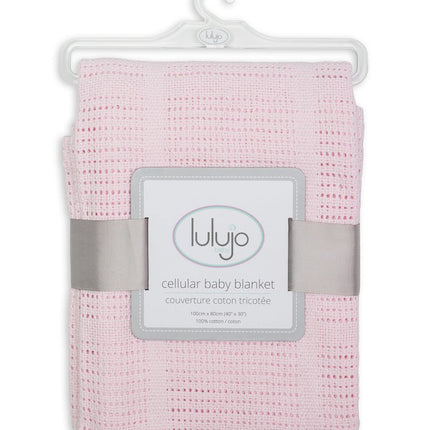 Lulujo Wiegdeken Cellular Pink koop je bij Babywinkel