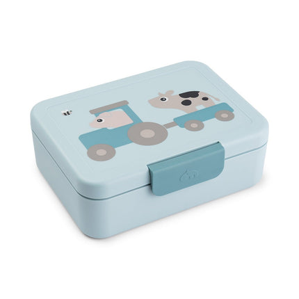 Done by Deer Lunchtrommel Blue Tiny Farm koop je bij Babywinkel