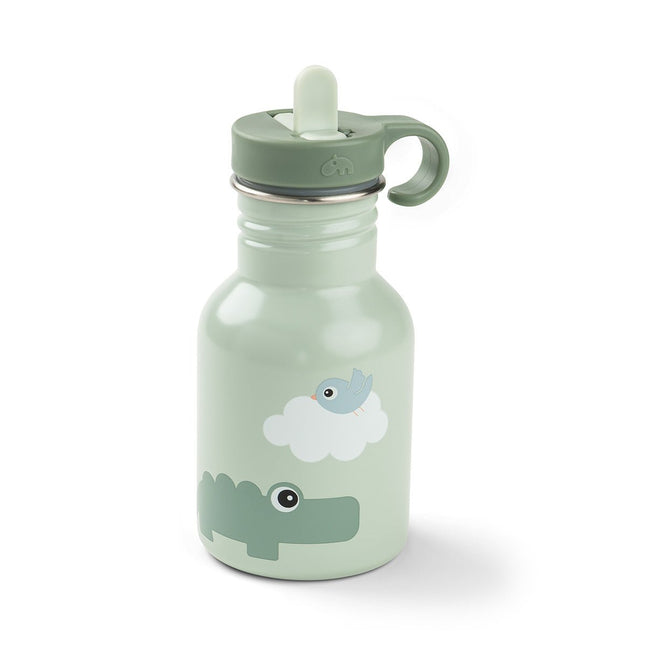 Metalen drinkfles Playground Green 350 ml koop je bij Babywinkel