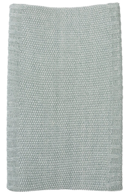 Meyco Aankleedkussenhoes Relief Mixed Stone Green koop je bij Babywinkel