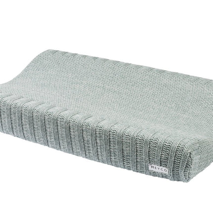 Meyco Aankleedkussenhoes Relief Mixed Stone Green koop je bij Babywinkel