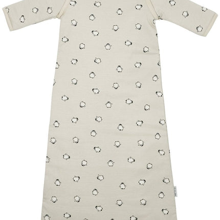 Meyco Baby Penguin Baby Slaapzak Met Afritsbare Mouwen Soft Sand koop je bij Babywinkel