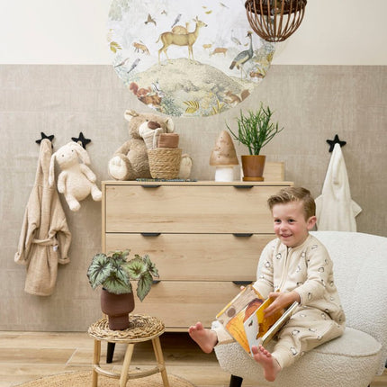 Meyco Baby Penguin Baby Winter Slaapoverall Jumper Met Vaste Mouw Soft Sand koop je bij Babywinkel
