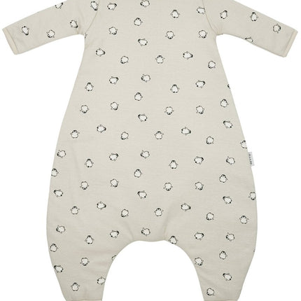 Meyco Baby Penguin Baby Winter Slaapoverall Jumper Met Vaste Mouw Soft Sand koop je bij Babywinkel