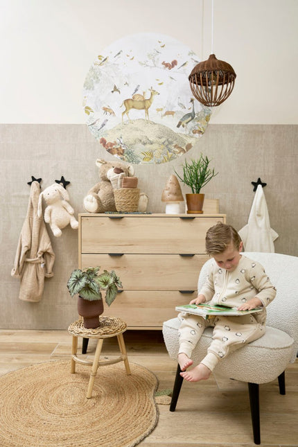 Meyco Baby Penguin Baby Winter Slaapoverall Jumper Met Vaste Mouw Soft Sand 92Cm koop je bij Babywinkel