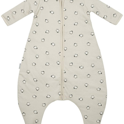 Meyco Baby Penguin Baby Winter Slaapoverall Jumper Met Vaste Mouw Soft Sand koop je bij Babywinkel