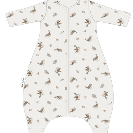 Meyco Baby Robin Baby Winter Slaapoverall Jumper Met Vaste Mouw Multicolour koop je bij Babywinkel