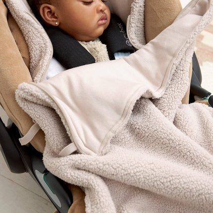 Meyco Baby Teddy Voetenzak Greige 40X82Cm koop je bij Babywinkel