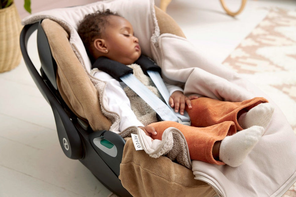 Meyco Baby Teddy Voetenzak Greige 40X82Cm koop je bij Babywinkel