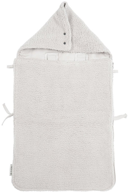 Meyco Baby Teddy Voetenzak Greige 40X82Cm koop je bij Babywinkel