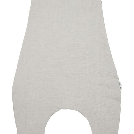 Meyco Baby Uni Baby Winter Slaapoverall Jumper Pre - Washed Hydrofiel Greige koop je bij Babywinkel