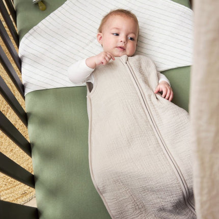 Meyco Baby Uni Winter Baby Slaapzak Pre - Washed Hydrofiel Greige koop je bij Babywinkel