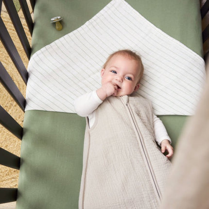 Meyco Baby Uni Winter Baby Slaapzak Pre - Washed Hydrofiel Greige koop je bij Babywinkel