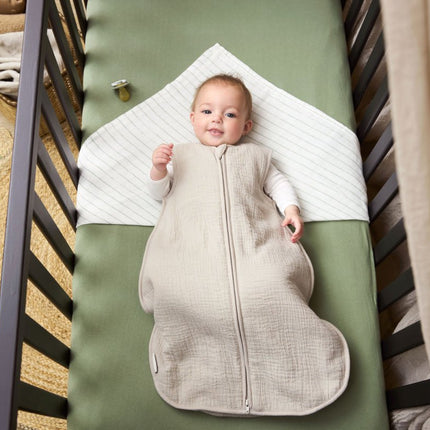 Meyco Baby Uni Winter Baby Slaapzak Pre - Washed Hydrofiel Greige koop je bij Babywinkel