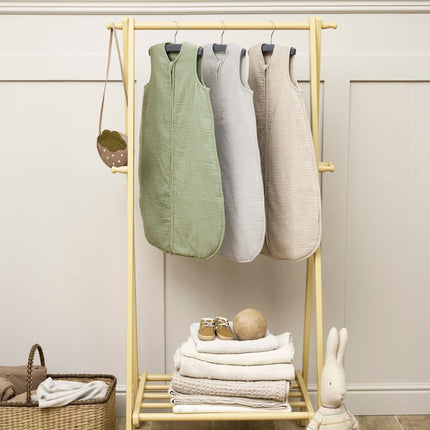 Meyco Baby Uni Winter Baby Slaapzak Pre - Washed Hydrofiel Sand koop je bij Babywinkel