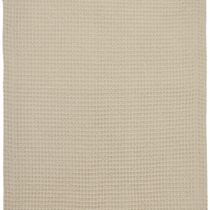 Meyco Baby Waffle Cotton Ledikant Deken Sand 100x150cm koop je bij Babywinkel