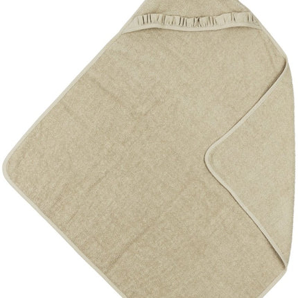 Meyco Badcape Baby Badstof Ruffle Sand koop je bij Babywinkel