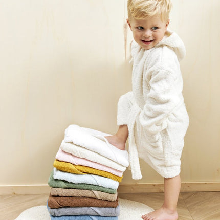 Meyco Badcape Baby Basic Badstof Offwhite koop je bij Babywinkel