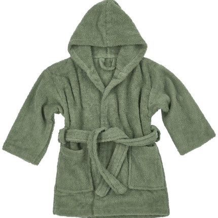 Meyco Badjas Basic Badstof Forest Green koop je bij Babywinkel