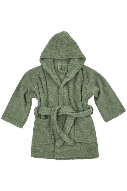 Meyco Badjas Basic Badstof Forest Green koop je bij Babywinkel