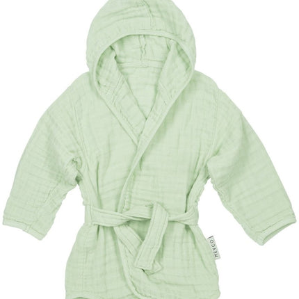 Meyco Badjas Hydrofiel Pre - Washed Uni Soft Green koop je bij Babywinkel