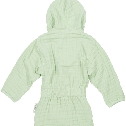 Meyco Badjas Hydrofiel Pre - Washed Uni Soft Green koop je bij Babywinkel