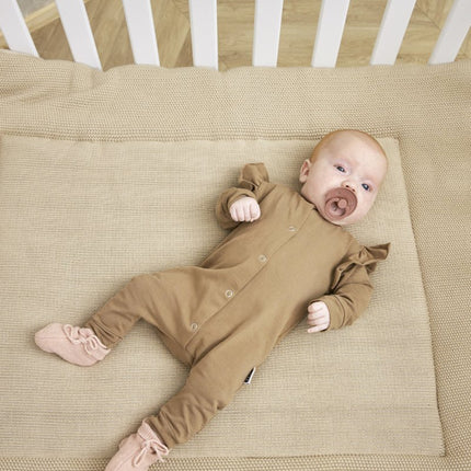 Meyco Boxkleed Mini Relief Sand koop je bij Babywinkel