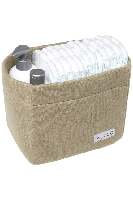 Meyco Commodemandje Medium Knit Basic Taupe koop je bij Babywinkel