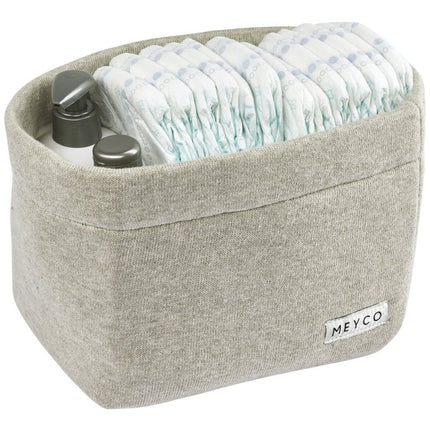 Meyco Commodemandje Small Knit Basic Sand Melange koop je bij Babywinkel
