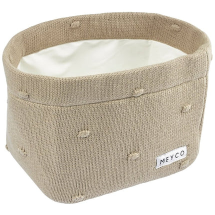 Meyco Commodemandje Small Mini Knots Sand koop je bij Babywinkel