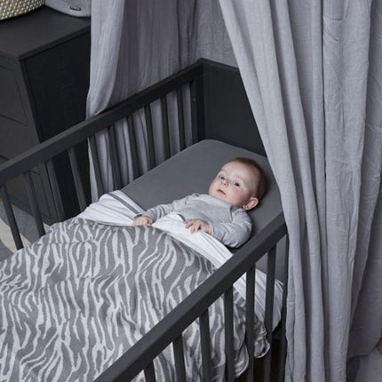 Meyco Hoeslaken Jersey 2St 50X90 Grijs koop je bij Babywinkel