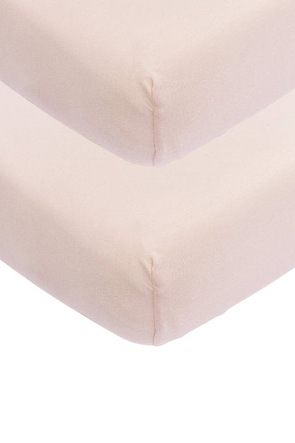 Meyco Hoeslaken Jersey 2St 60X120 Soft Pink koop je bij Babywinkel