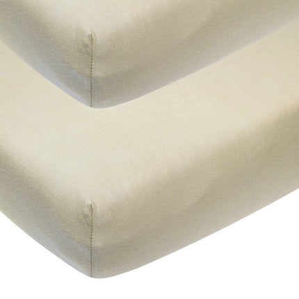 Meyco Hoeslaken Jersey 2St 70X140/150 Sand koop je bij Babywinkel