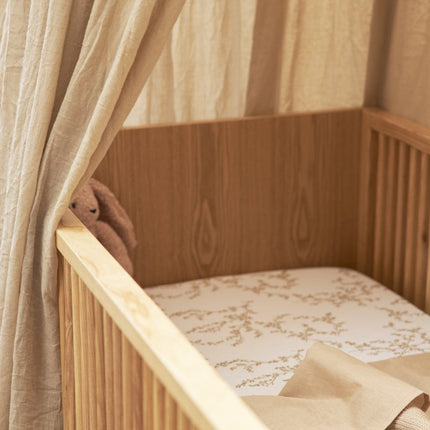 Meyco Hoeslaken Jersey 40X80/90 Branches Sand koop je bij Babywinkel