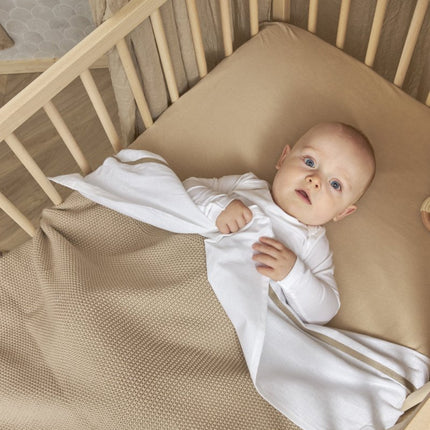Meyco Hoeslaken Jersey 60X120 Sand koop je bij Babywinkel