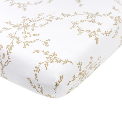 Meyco Hoeslaken Jersey 70X140/150 Branches Sand koop je bij Babywinkel
