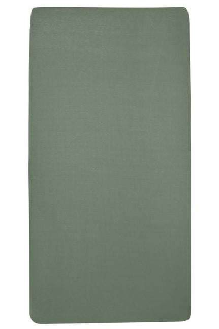 Meyco Hoeslaken Jersey 70X140/150 Forest Green koop je bij Babywinkel